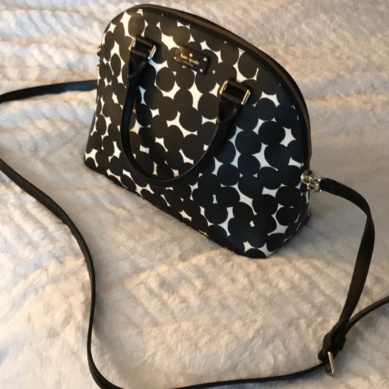Kate Spade Carli Grove Street Splodge Dot Leather